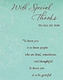 Thank You Note | Eric S. Schaffer, MD, FACS | San Antonio, TX