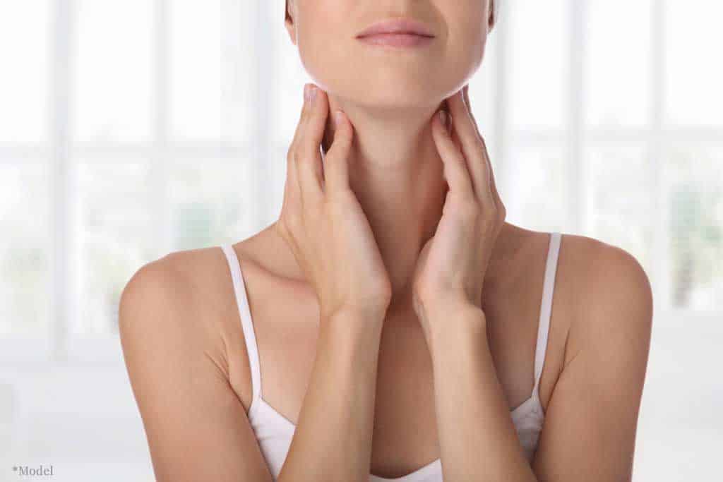 Woman with neck