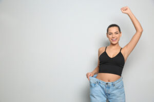 Woman showing off her weight loss body contouring in San Antonio, TX
